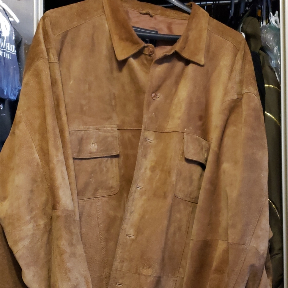 Suede coat